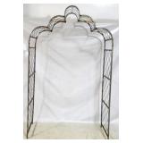 Metal garden arbor, 96 x 60 x 24