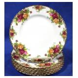 Royal Albert "Old Country Roses" 8 Pc Plates