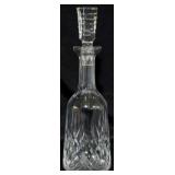 Signed Waterford cut crystal decanter