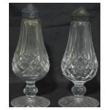 Pr Waterford Crystal Shakers 6"