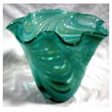 Art Glass Vase 9" x 10"