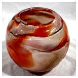 Art Glass Vase 5" x 6"