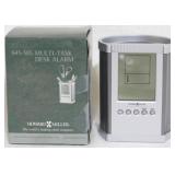 Howard Miller Multi Task Desk Alarm Clock in Box