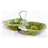 California Pottery Green Tidbit 4x10x5