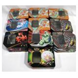 10 Pokemon Metal Tins - 7 x 6