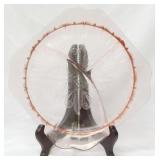 Adam Pink Depression Glass Grill Plate 9x9