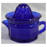 Blue Glass Juicer 4x5