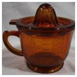 Amber Glass Juicer 5.5x6