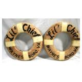 Life Preserver Wall Hangings, qty 2