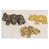 NewPro Lucky Elephant Brooch & 2 more