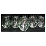 11pc Red Hill Glasses 3.5"