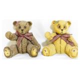 2 Kensington bears, 5"