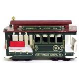 Model San Francisco trolley, 5.5x9x3.5