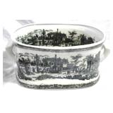 Large Transferware Tub