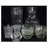 Assorted glassware