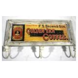 Golden Era Coffee Wood Coat/Hat Hanger