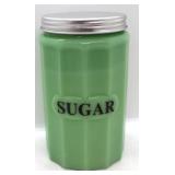 Jadeite sugar canister