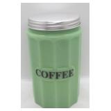 Jadeite Coffee Canister