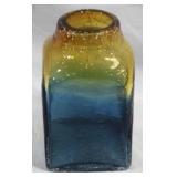 Art glass 7" tall vase