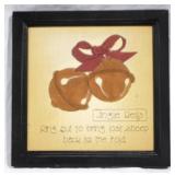 Jingle Bells Framed Decor, 12 x 12