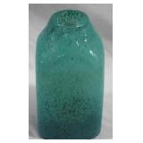 Art glass 7.5" tall vase
