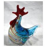 Murano Glass Rooster - 9 x 7