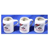 3pc Set of Herbomer Beer Urns 5.5" Tall