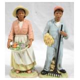 2pc Set Homco Figures Set - 10.5"