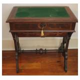 Victorian Walnut Carved Writing Desk