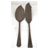 Sterling Butter Knife & Sterling Server-6.25 & 7"