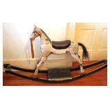 Wood Rocking Horse - 60 x 34 x 12