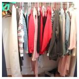 Closet lot of Assorted Clothes - mostly size large