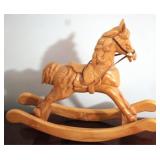 Wood Rocking Horse - 11 x 4 x 10