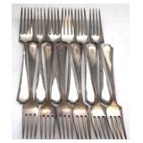 12 Gorham Sterling Forks - 7.25" Long