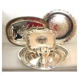 Lot of Assorted Silver Plated Items