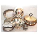 Lot of Assorted Silver Plated Items