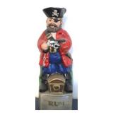 "Rum" Decanter - 12" tall