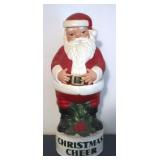 "Christmas Cheer" Decanter - 12" tall