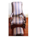 Victorian Rocking Chair w/ ottoman