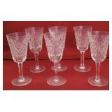 6 Waterford Glasses - 5" tall