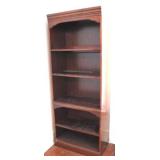 Wood Open Bookshelf - 30 x 77 x 17
