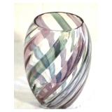 Glass Vase - 9" tall