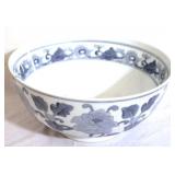 Blue & White large Bowl - 12" round