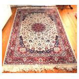 Persian Isfahan Wool Rug - 74 x 48