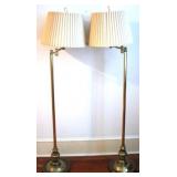 Pair of Floor Lamps - 60" tall