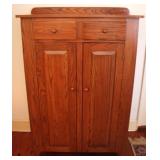 Tom Seely Oak Jelly Cupboard - 56 x 37 x 18