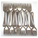 12 Gorham Sterling Forks - 6" long