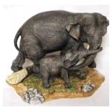 Lenox Elephants Statue - 7 x 6