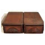 Wood Glove Drawer Boxes - 9 x 14 x 5