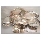 Lot of Assorted Silver Plated Items